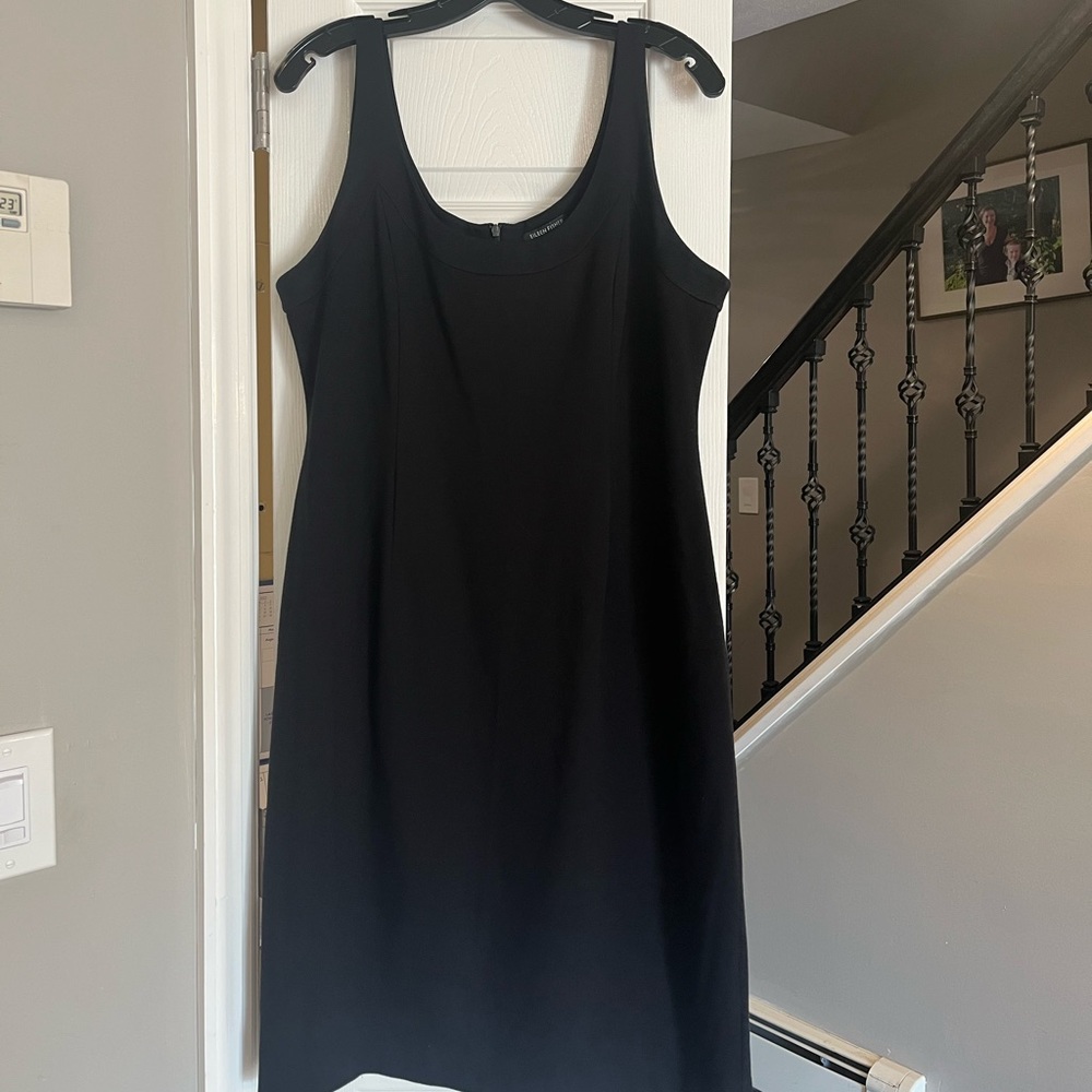 Eileen Fisher midi length tank dress.
